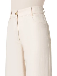 Cooper Cotton-Wool Wide-Leg Pants