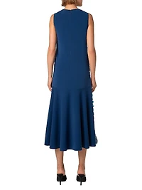 Dot Sequined Midi Dress