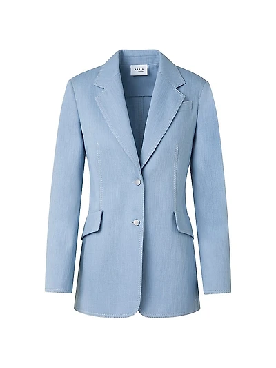 Stretch Denim Tailored Jacket
