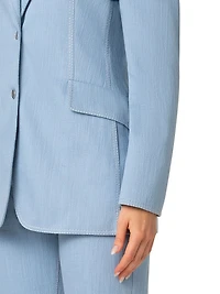 Stretch Denim Tailored Jacket