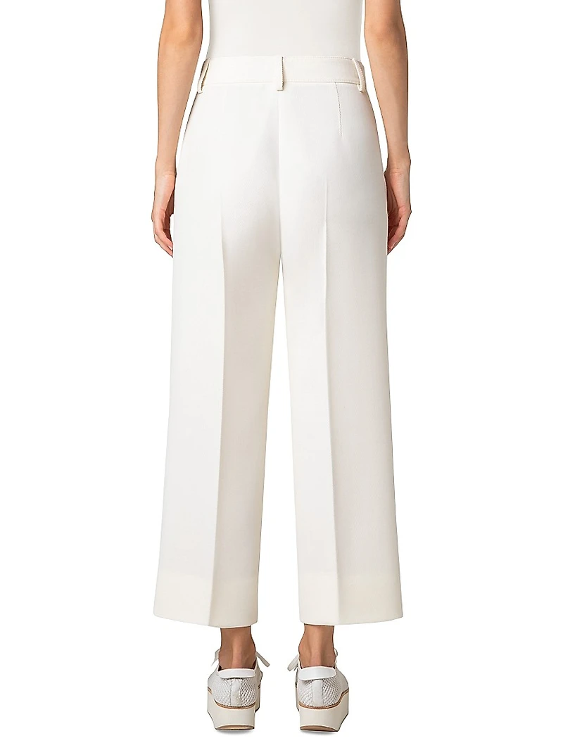 Chiara Wool High-Rise Pants