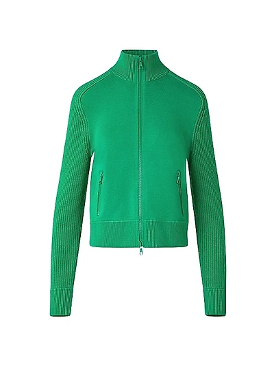 Stretch Wool Cardigan