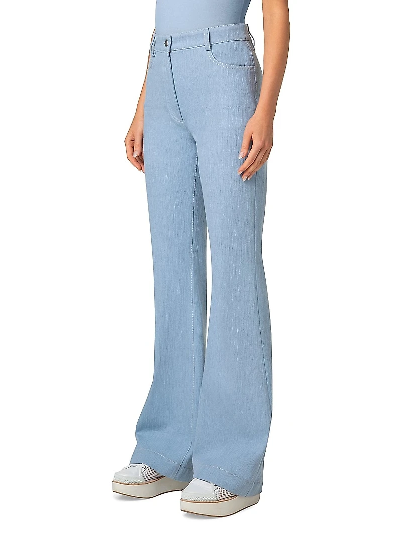 Courtney Stretch High-Rise Boot-Cut Jeans