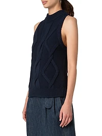 Chunky Cable-Knit Top