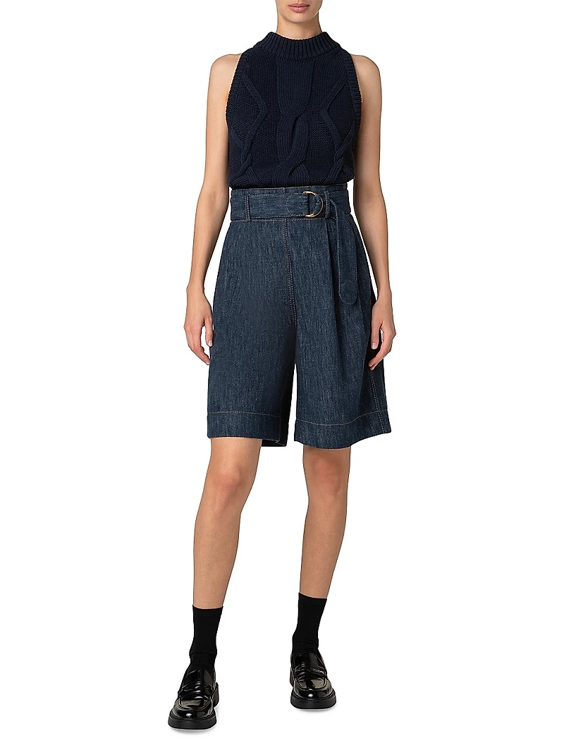 Chunky Cable-Knit Top