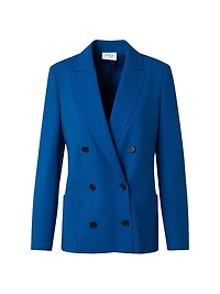 Wool Double-Breasted Blazer