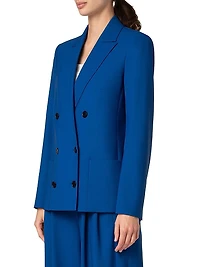 Wool Double-Breasted Blazer