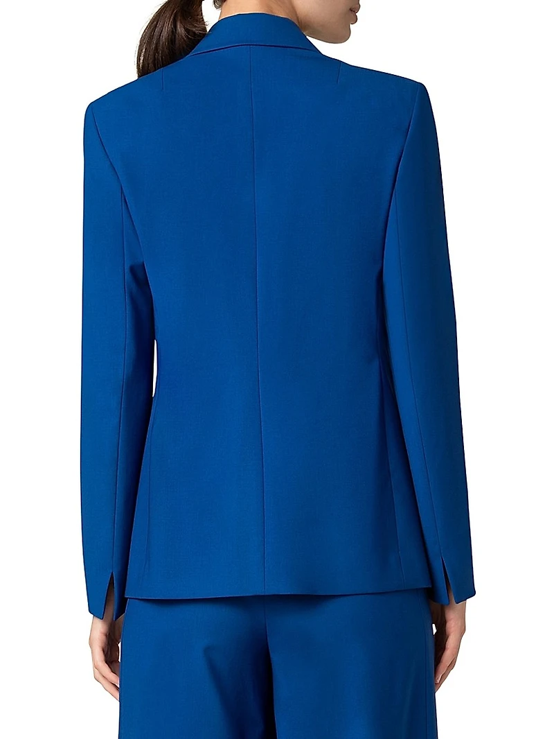 Wool Double-Breasted Blazer