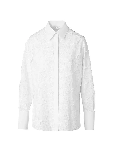 Star Embroidered Cotton Shirt