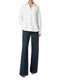 Star Embroidered Cotton Shirt