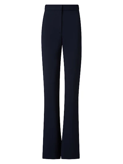Courtney Crepe Boot-Cut Pants