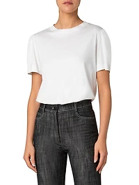 Cotton Puff-Sleeve T-Shirt