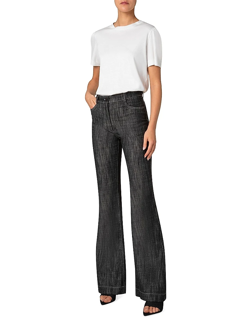 Cotton Puff-Sleeve T-Shirt