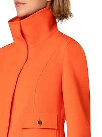 Wool Tricotine Boxy Jacket