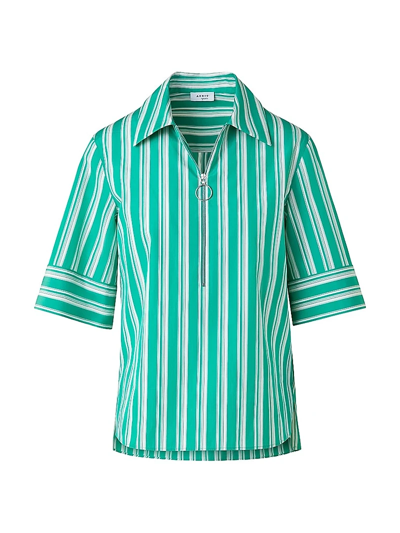 Deck Chair Striped Cotton Blouse