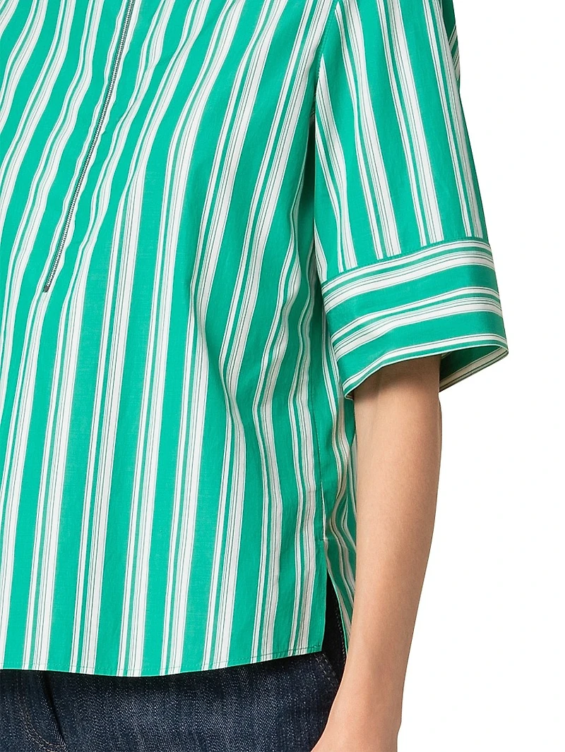 Deck Chair Striped Cotton Blouse