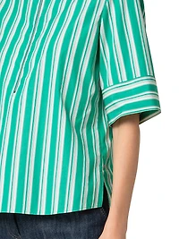 Deck Chair Striped Cotton Blouse