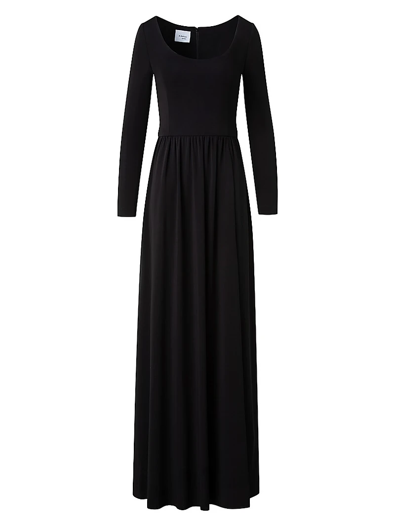 Crepe Jersey Maxi Dress