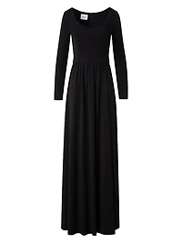 Crepe Jersey Maxi Dress