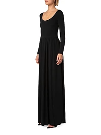 Crepe Jersey Maxi Dress