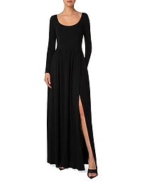 Crepe Jersey Maxi Dress