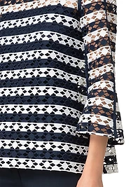 Guipure Lace Relaxed-Fit Top