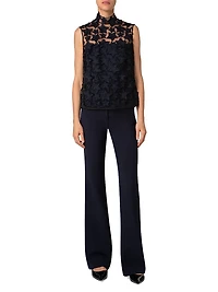 Star Sleeveless Tulle Top