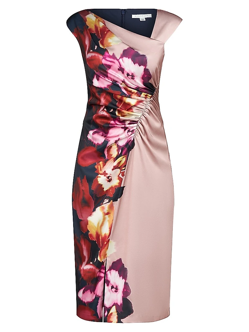 Ilssa Asymmetric Midi-Dress