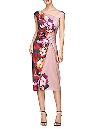 Ilssa Asymmetric Midi-Dress