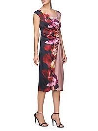 Ilssa Asymmetric Midi-Dress