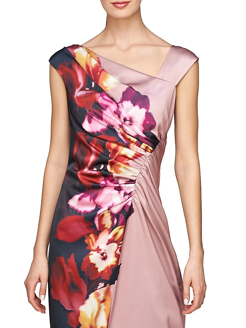 Ilssa Asymmetric Midi-Dress