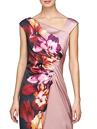 Ilssa Asymmetric Midi-Dress