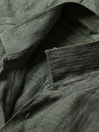 Giles Linen Button-Front Shirt