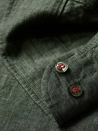 Giles Linen Button-Front Shirt