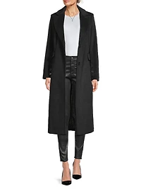 Reefer Wool-Blend Coat
