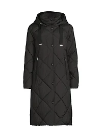 Hooded Maxi Puffer Coat