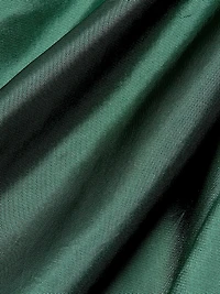 Satin Asymmetric Draped Maxi Dress
