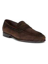 Carlos Suede Penny Loafers