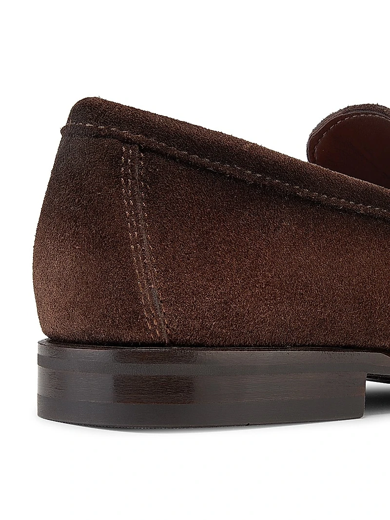 Carlos Suede Penny Loafers