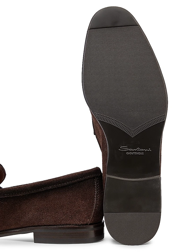 Carlos Suede Penny Loafers