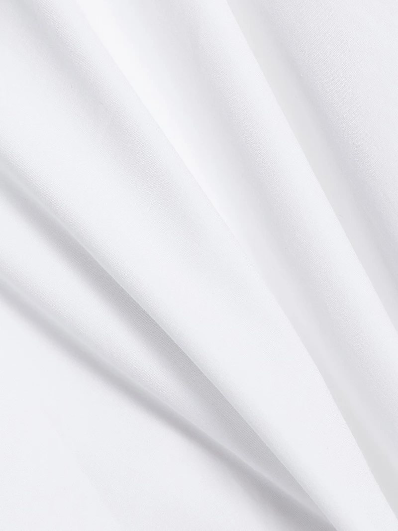 Asymmetrical Ruched Shirtdress