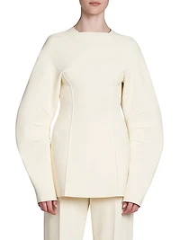 Seamed Longline Sweater