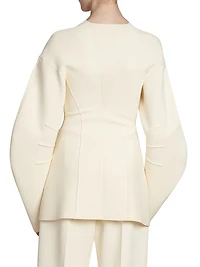 Seamed Longline Sweater