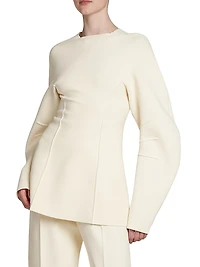 Seamed Longline Sweater