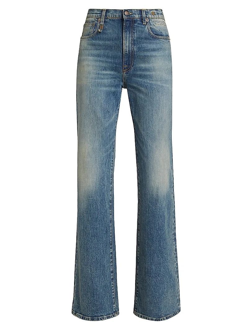 Jane High-Rise Boot-Cut Jeans