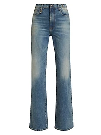 Jane High-Rise Boot-Cut Jeans