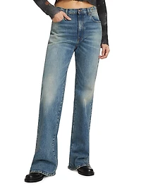 Jane High-Rise Boot-Cut Jeans