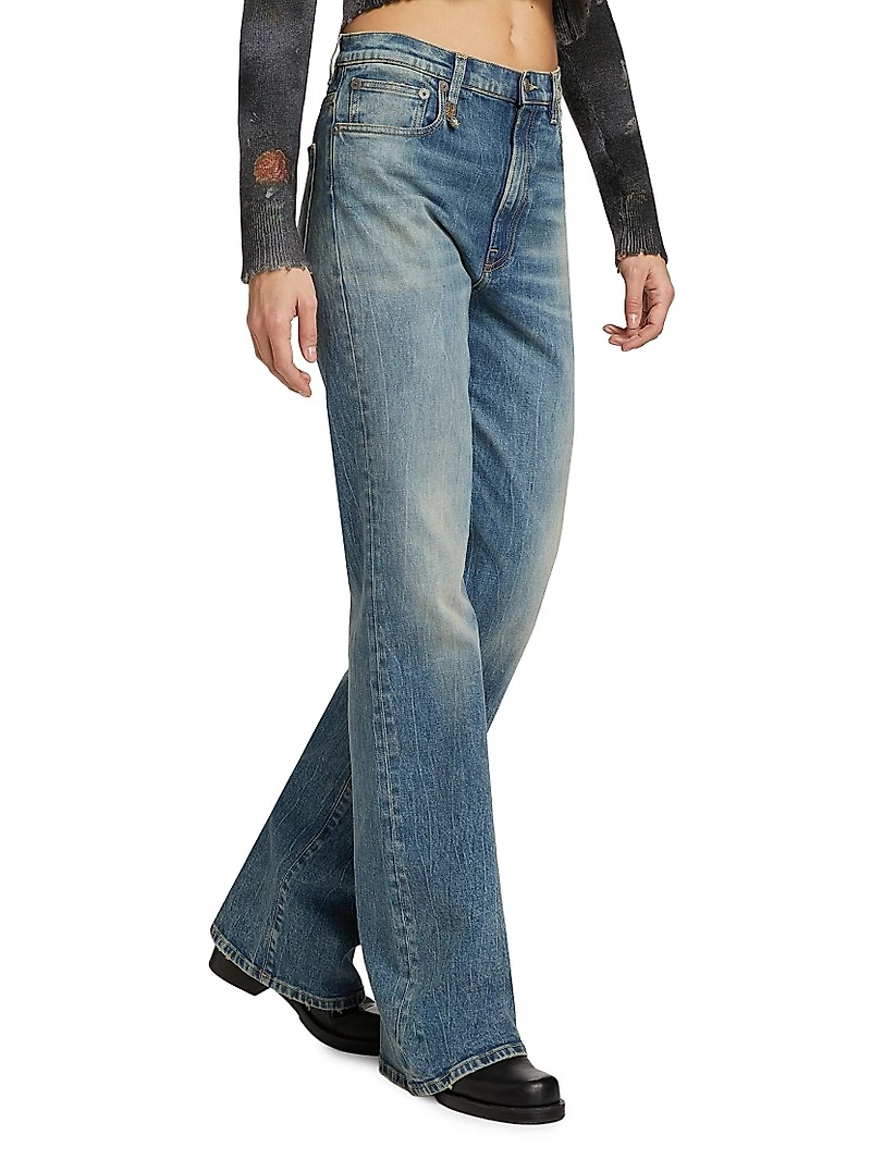 Jane High-Rise Boot-Cut Jeans