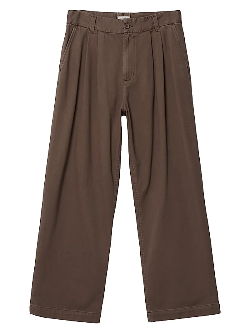 Slater Cotton Relaxed-Fit Trousers