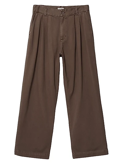 Slater Cotton Relaxed-Fit Trousers